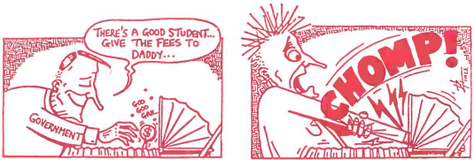 1989 Counter Faculty Handbook - Theres a good student... Give the fees to Daddy...